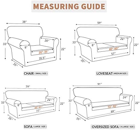 Easy-Going 100% Waterproof Couch Cover, 3 Cushion Couch Slipcover - Image 2