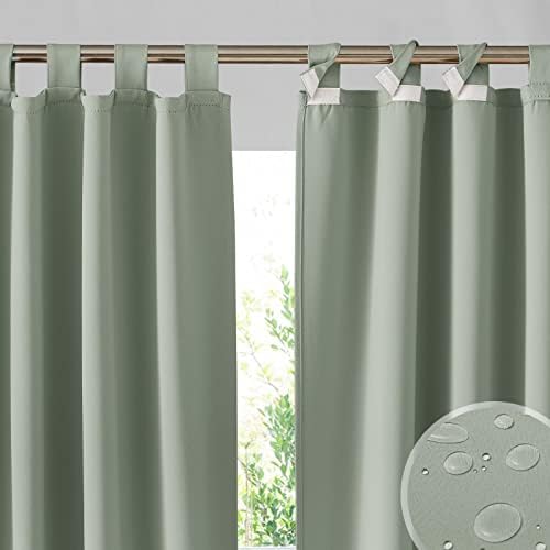 RYB HOME 2 Panels Outdoor Curtains by RYBHOME