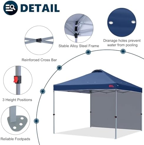 MASTERCANOPY 10x10 Durable Pop Up Canopy Tent - Image 3