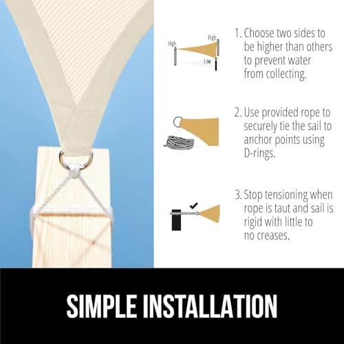 GORILLA GRIP Heavy Duty Sun Shade Sail - Image 6