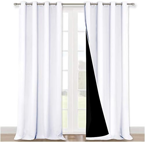 NICETOWN White Blackout Curtains - Image 2