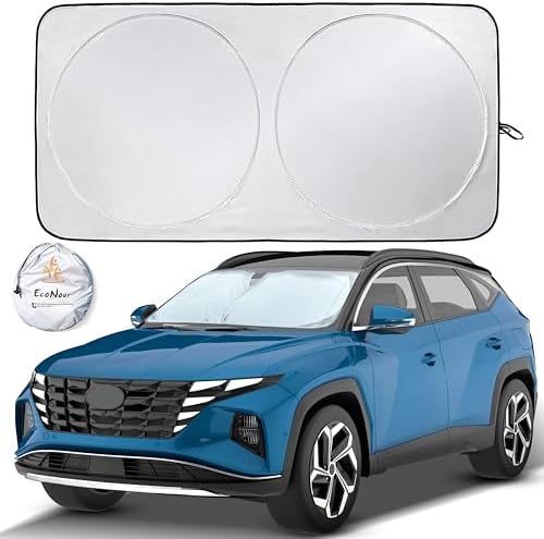 EcoNour Car Front Windshield Sun Shade, Foldable Window Shade by EcoNour