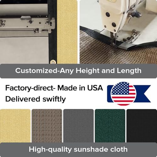 3'X10' Fence Privacy Screen Heavy Duty 170 GSM Windscreen & Dustproof Fabric - Image 2