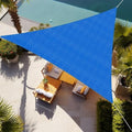 Shade&Beyond 16'X16'X22.6' Sun Shade Sail Blue Triangle by ShadeBeyond