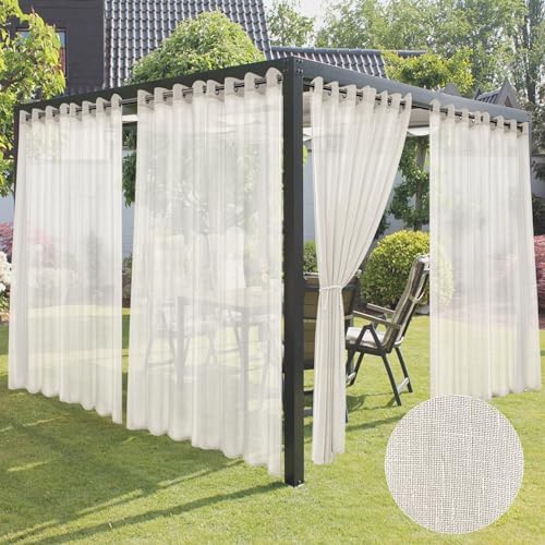 Semi Voile Sheer Outdoor Curtains by HolidayIdeas