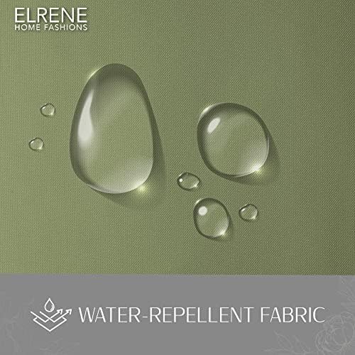 Elrene Home Fashions Matine Weatherproof Tab-Top Indoor/Outdoor Solid Color - Image 4