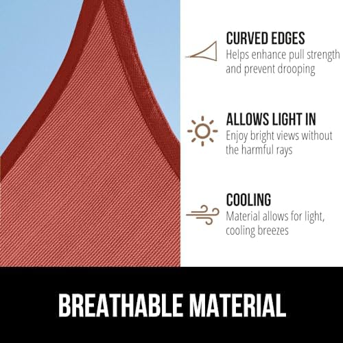 GORILLA GRIP Heavy Duty Sun Shade Sail - Image 5