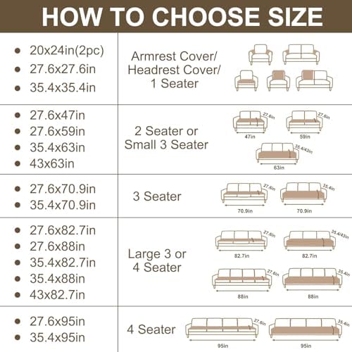 Smiry Couch Cover for Dogs, Non Slip Washable Sofa Protector for Pets - Image 7