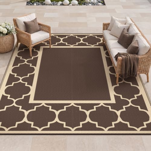 GENIMO Outdoor Rug, Waterproof Plastic Rugs by GENIMO