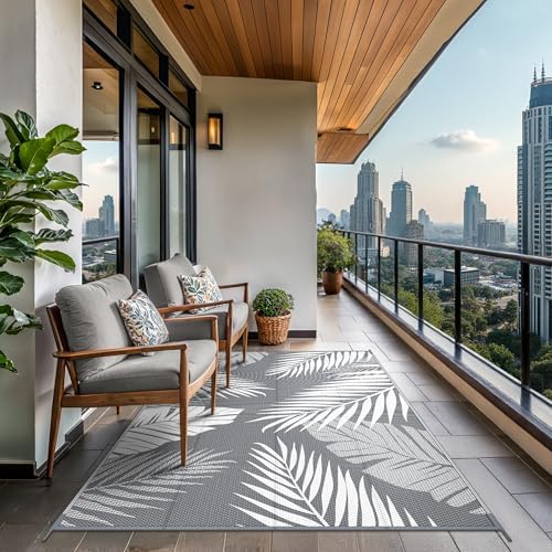 GENIMO Outdoor Rug, Waterproof Plastic Rugs - Image 4
