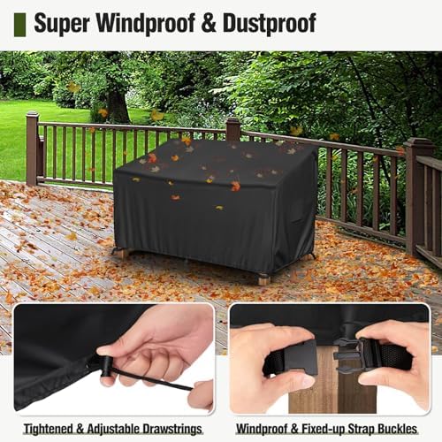 MR. COVER 2-Seater Patio Loveseat Cover, Patio Furniture Covers Waterproof - Image 6