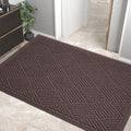HIYARD Sturdy Front Door Mat, Absorbent Muddy Dirt Resist Welcome Door Mats by HIYARD