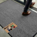 GORILLA GRIP Traffic Guard Indoor Outdoor Heavy Duty Door Mat 72x48 Lt Gray by Unknown