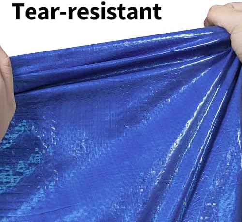 TARPAL 12x16 Feet Blue Tarp Waterproof 5mil Multipurpose Protective Cover - Image 4