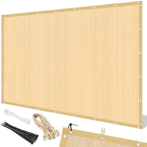 Artpuch 90% Sun Shade Cloth, 8 x 20 FT Pergola Shade Cover Canopy by Artpuch