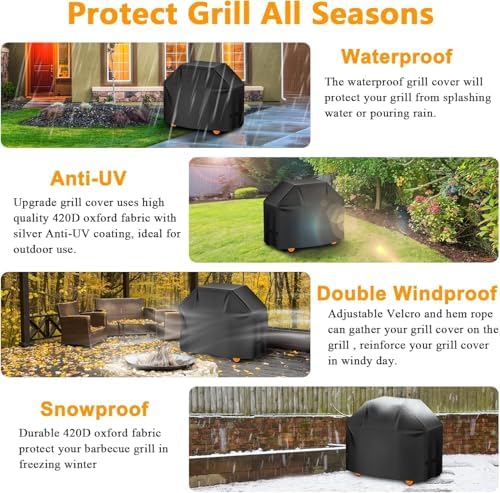 Aoretic 72-inch BBQ Gas Grill Cover - Image 6