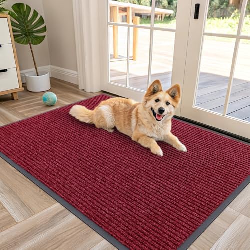 OLANLY Front Door Mat 47x30, Waterproof Heavy-Duty Indoor Outdoor Doormat by OLANLY