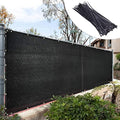 Royal Shade 8' x 154' Black Fence Privacy Screen, 90% Blockage Windscreen by RoyalShade