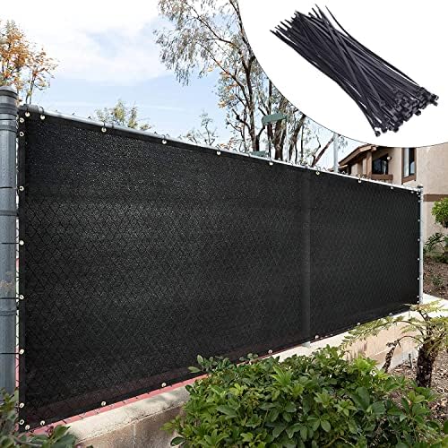 Royal Shade Custom Size 8' x 179' Black Fence Privacy Screen Windscreen Cover by RoyalShade