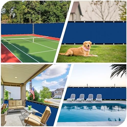 iCover 5x12ft Privacy Screen Fence, Outdoor Fencing Panels, Garden Windscreen - Image 6