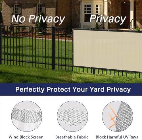 Windscreen4less Privacy Fence Screen Heavy Duty Windscreen Fencing Mesh Fabric - Image 3