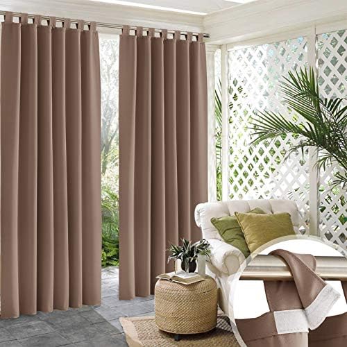 RYB HOME 2 Panels Outdoor Curtains by RYBHOME