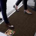 GORILLA GRIP Traffic Guard Indoor Outdoor Heavy Duty Door Mat, 60x36 Brown by GorillaGrip