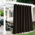 RYB HOME Outdoor Curtains for Patio Waterproof Privacy Thermal Insulated by RYBHOME