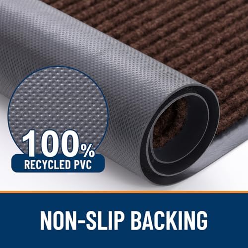 OLANLY Front Door Mat 59x34, Waterproof Heavy-Duty Indoor Outdoor Doormat - Image 3