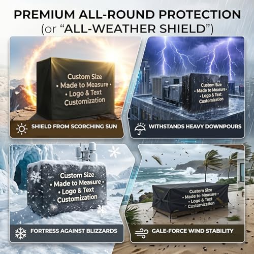 Custom Fit Industrial Dust Waterproof Covers, Made to Measure Size - Image 4