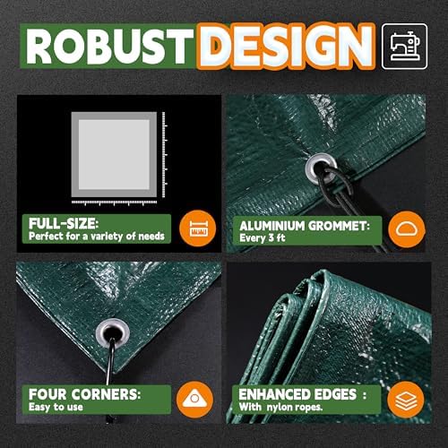 RAINDEWAY Small Tarps 4x8 Feet - Image 4