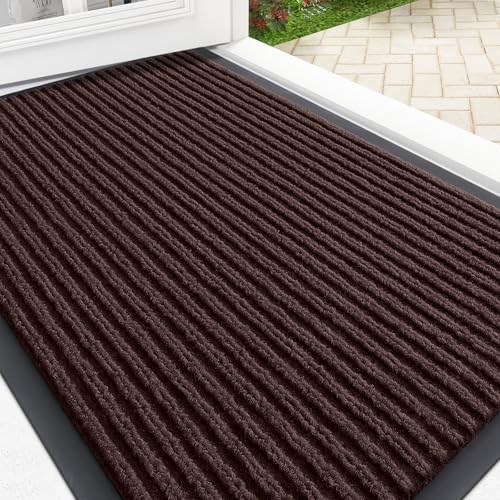 OLANLY Front Door Mat 35x23, Waterproof Heavy-Duty Indoor Outdoor Doormat by OLANLY