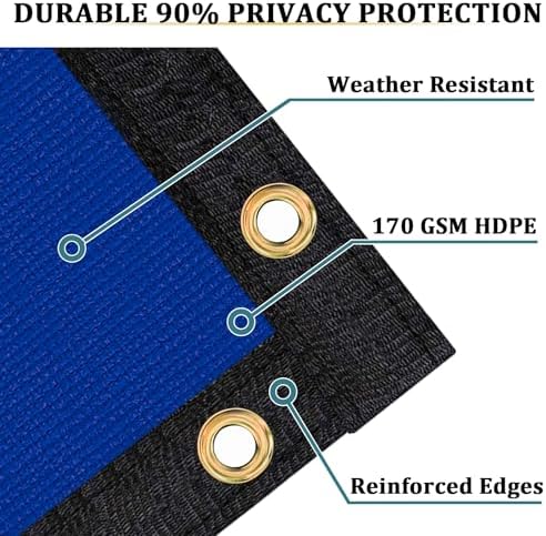 Shade&Beyond 6' X 50' Fence Privacy Screen Heavy Duty 170 GSM Fencing Mesh - Image 2