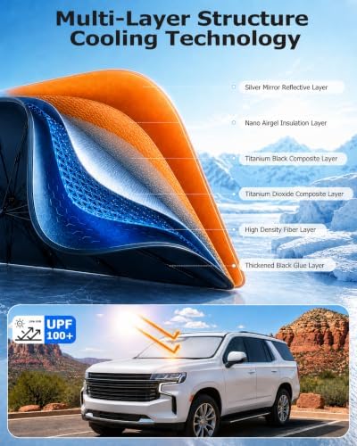 Weektic Windshield Sun Shade Umbrella - Image 3
