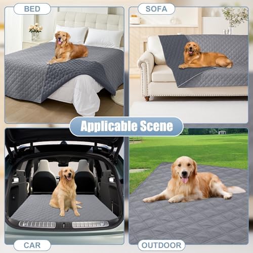 Smiry Waterproof Reversible Pet Couch Covers - Image 7