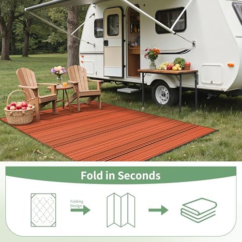GENIMO Fall Decor Outdoor Rug, Plastic Rugs - Image 7