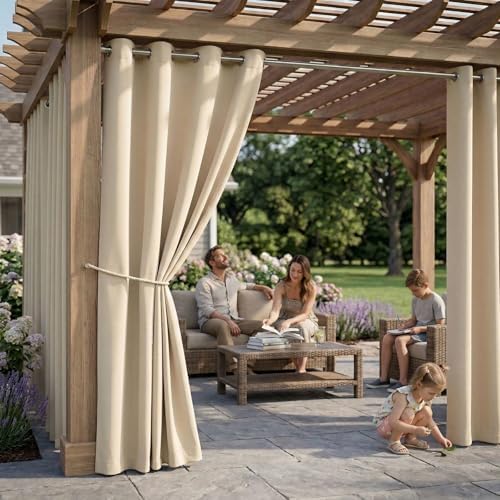 DIVA EN CAMINO DEC Outdoor Patio Curtain Waterproof Darkening Thermal Insulated - Image 2