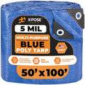 Better Blue Poly Tarp 50' x 100' by XposeSafety