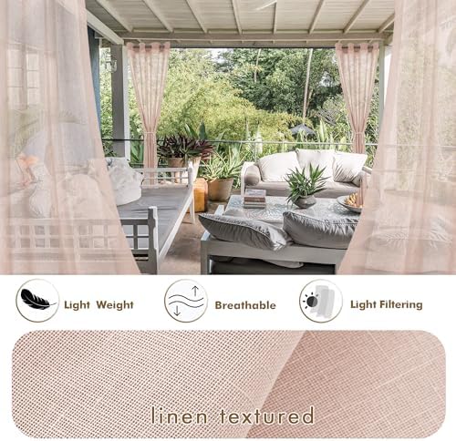 Semi Voile Sheer Outdoor Curtains - Image 3