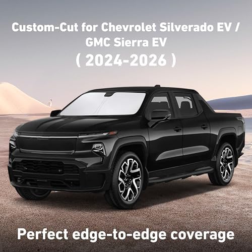 EcoNour Windshield Sunshade for Chevy Silverado EV/GMC Sierra EV 2024-2026 - Image 2
