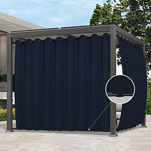 Easy-Going Outdoor Curtains for Patio 1 Panel, 150x96 inch by Easy-Going
