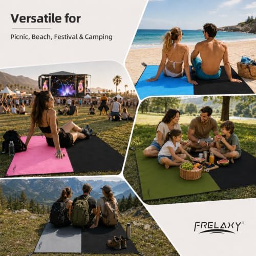 Frelaxy Pocket Picnic Blanket, Waterproof Blanket - Image 7
