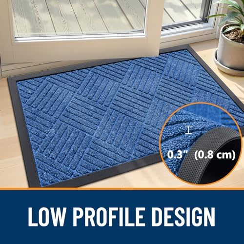 OLANLY Front Door Mat Outside Entrance 33x21, Waterproof Heavy-Duty Doormat - Image 5
