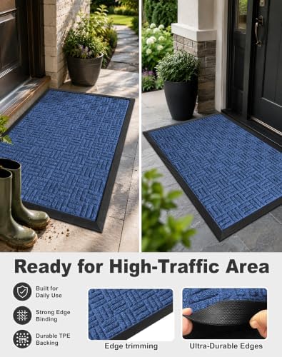 Mibao Front Door Mat Outdoor Entrance, 61.5" x 36" Heavy Duty Welcome Mat - Image 3