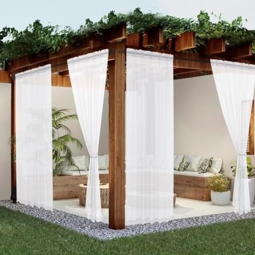 youleyar Sheer Outdoor Curtains by Youleyar