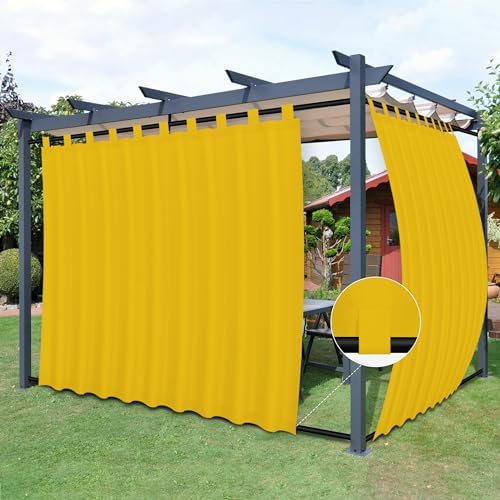 Easy-Going Outdoor Patio Curtains 2 Panels, 110x96 inch by Easy-Going