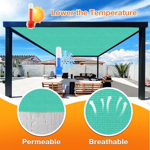 Artpuch Outdoor Pergola Shade Cover 14' X 20' Sun Shade Cloth - Image 4