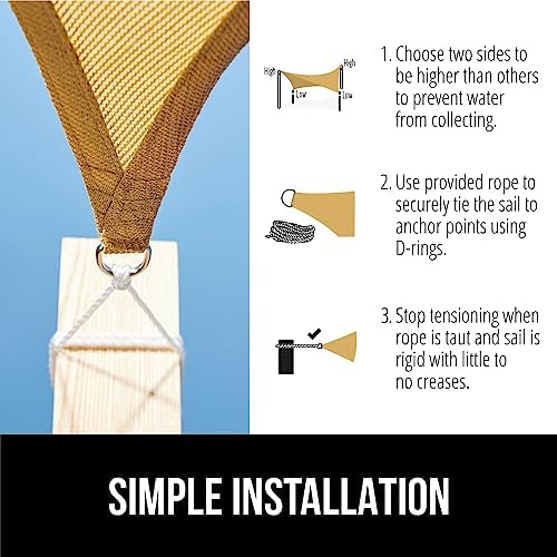 GORILLA GRIP Heavy Duty Sun Shade Sail - Image 6