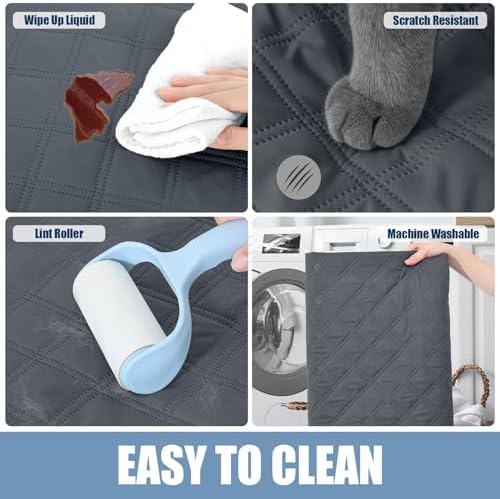 Smiry Waterproof Reversible Pet Couch Covers - Image 5