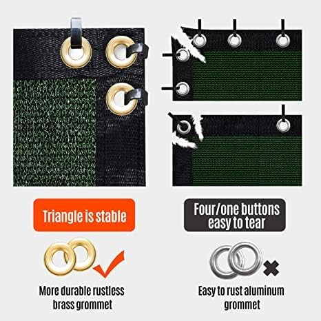 180GSM 5ft x 25ft Fence Privacy Screen Heavy Duty Fence Cover Garden Wall - Image 3